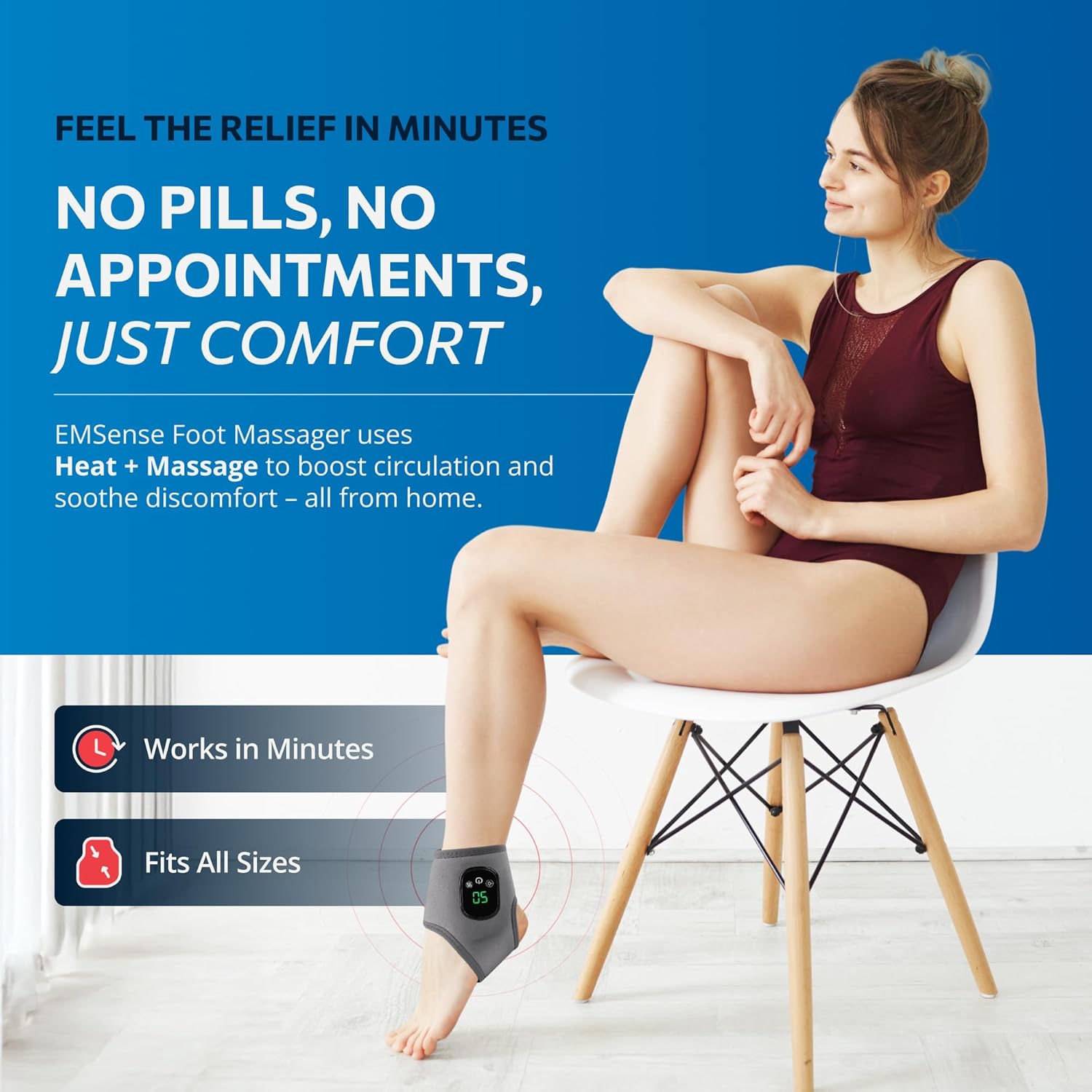 EMSense Triple-Technology Massager